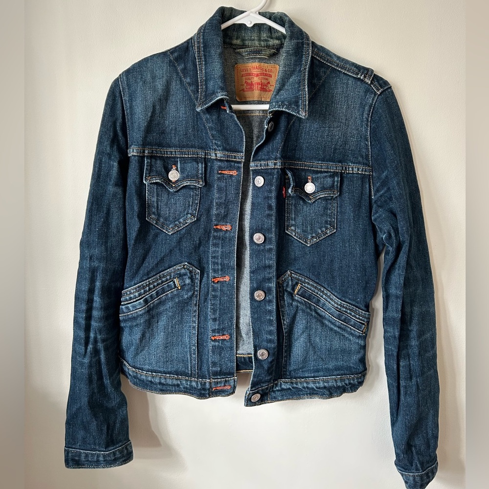 Levi’s denim jacket.